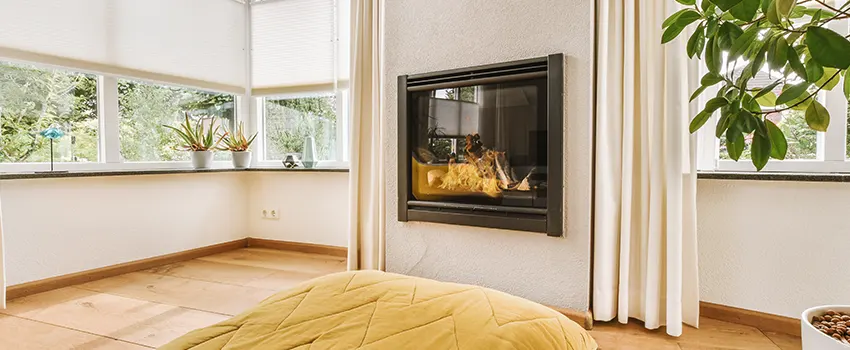 Residential Fireplace Ceramic Glass Installation in Hurst, TX