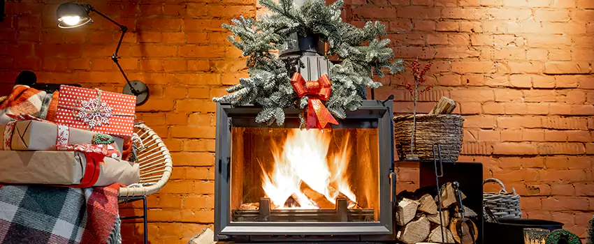 Travis Industries Linear Gas Fireplace Installation in Hurst, Texas