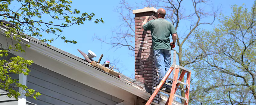 Vinyl and PVC Chimney Flashing Installation in Hurst, TX